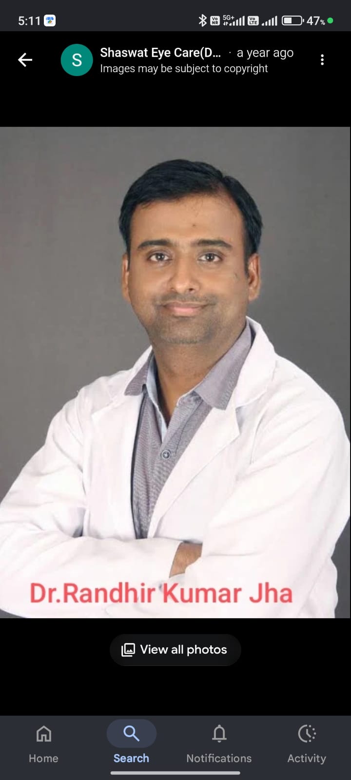 Dr Randhir Jha